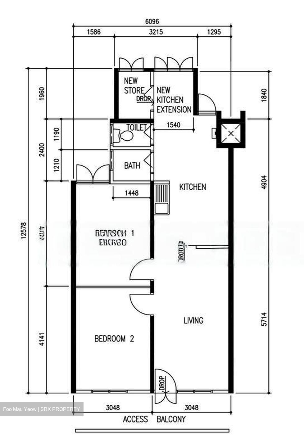 Blk 114 Ho Ching Road (Jurong West), HDB 3 Rooms #472028661